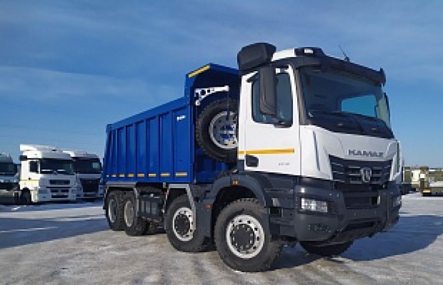 НОВЫЕ САМОСВАЛЫ КАМАЗ НА ИСПЫТАНИЯХ В НОВОМ УРЕНГОЕ