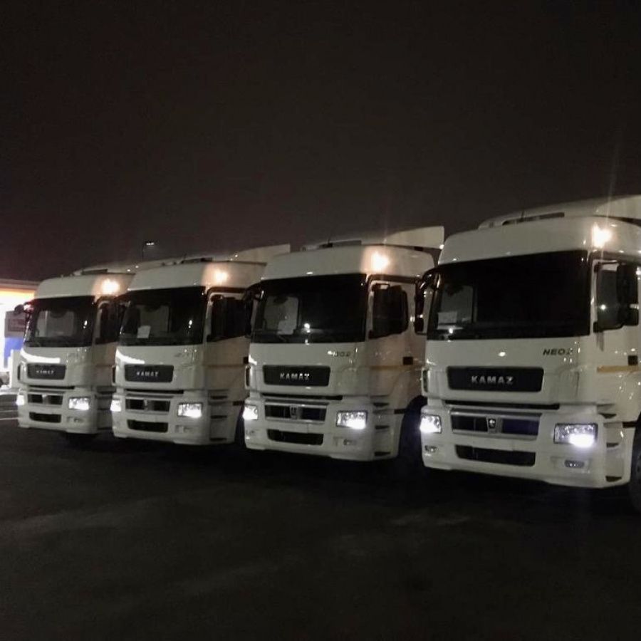 ТЯГАЧИ КАМАЗ-5490 ЕДУТ В КРАСНОДАРСКИЙ КРАЙ